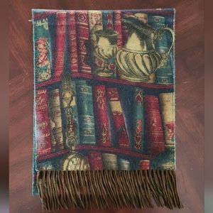 Vintage CASHMINK Scarf (Books Images)